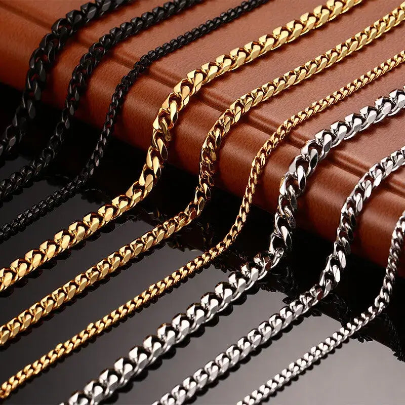ManMode™ Premium Cuban Chain - Gold, Silver and Black